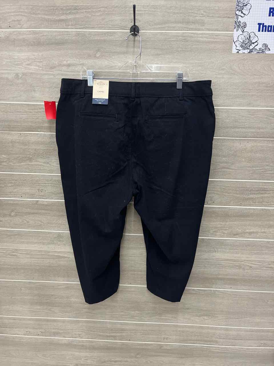 SJB Black Womens Women Size 20W Pants