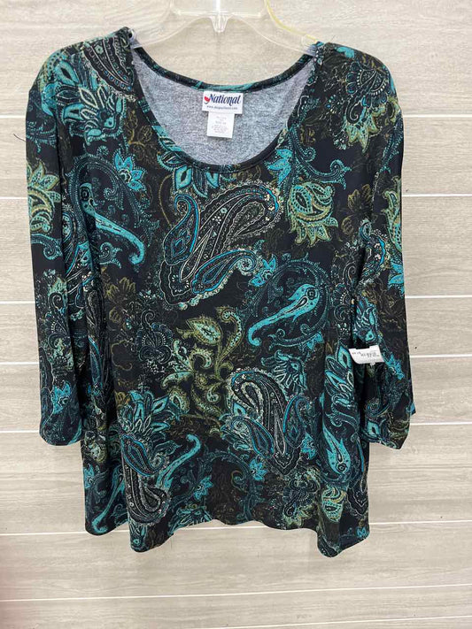 Teal Womens Women Size 3X Shirt