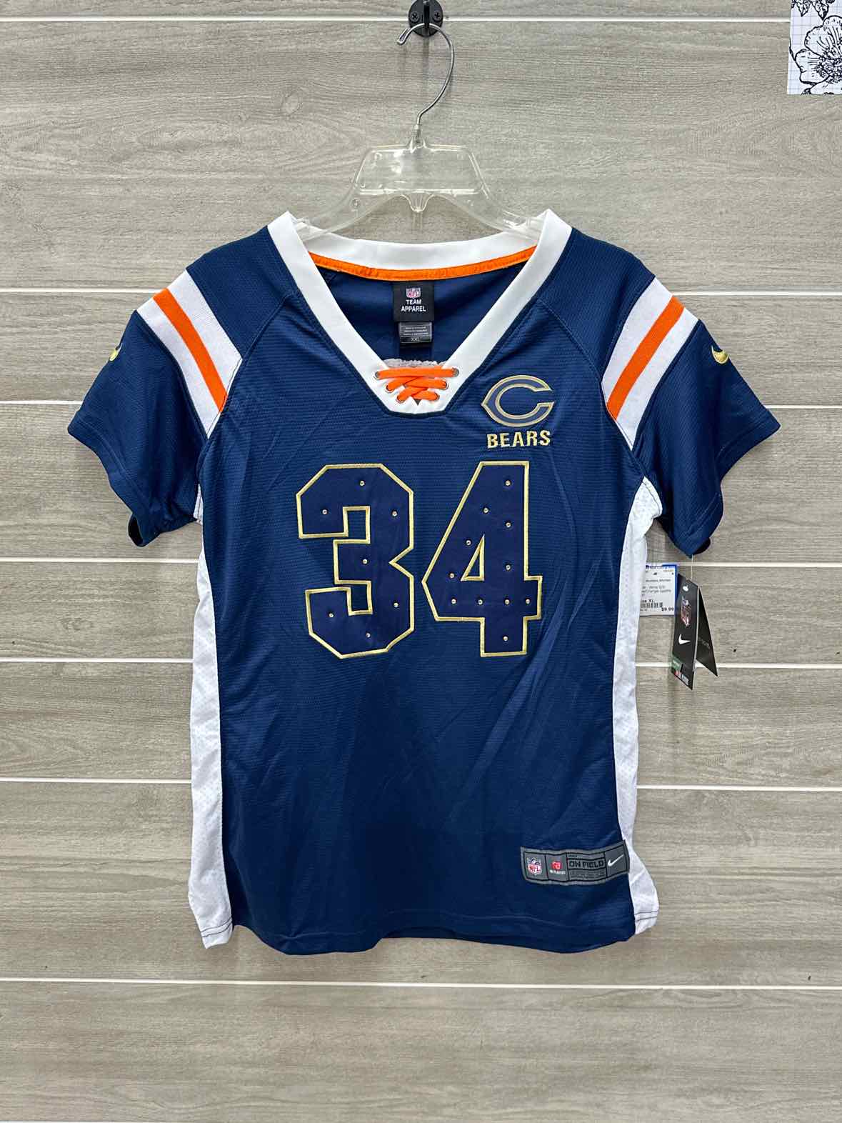 NFL Navy Womens Women Size XL Shirt