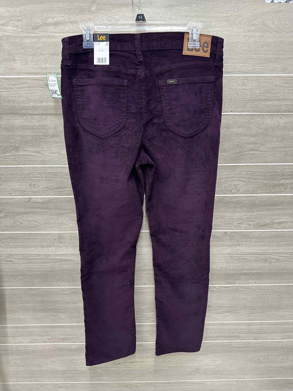 Lee Size 12 Long Purple Womens Pants