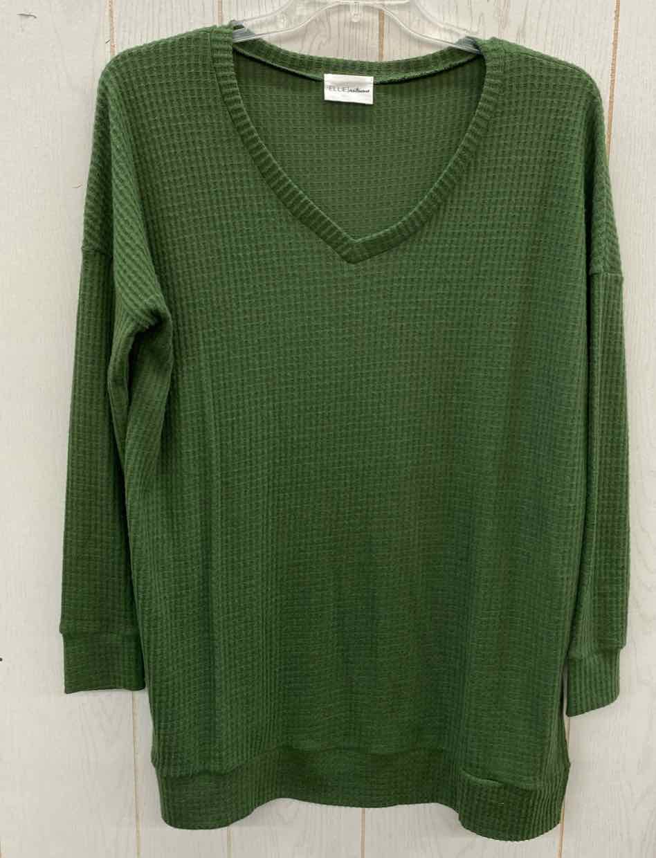 Ellie Autumn Green Womens Size M Shirt