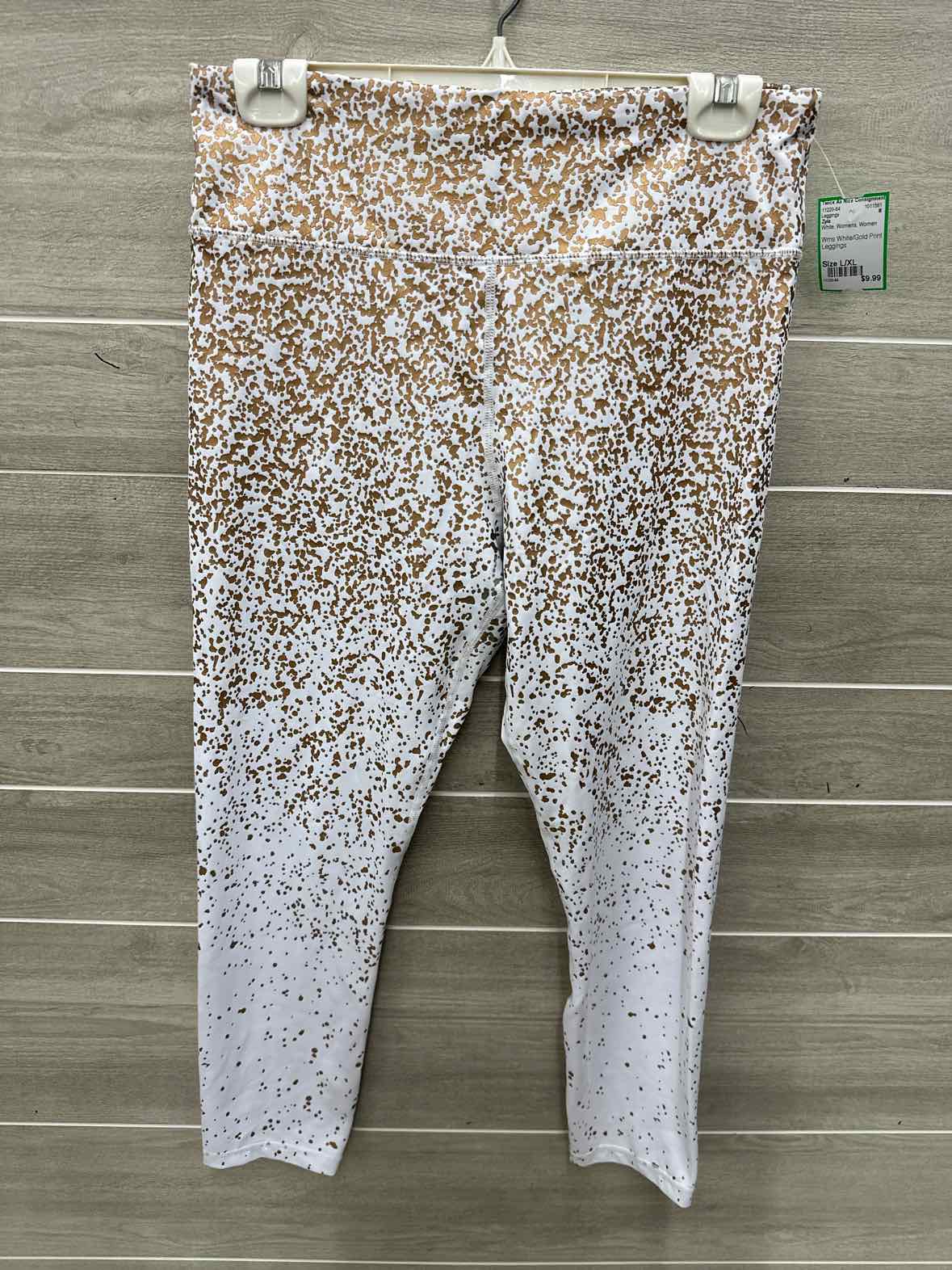 Zyia Size L/XL White Womens Leggings