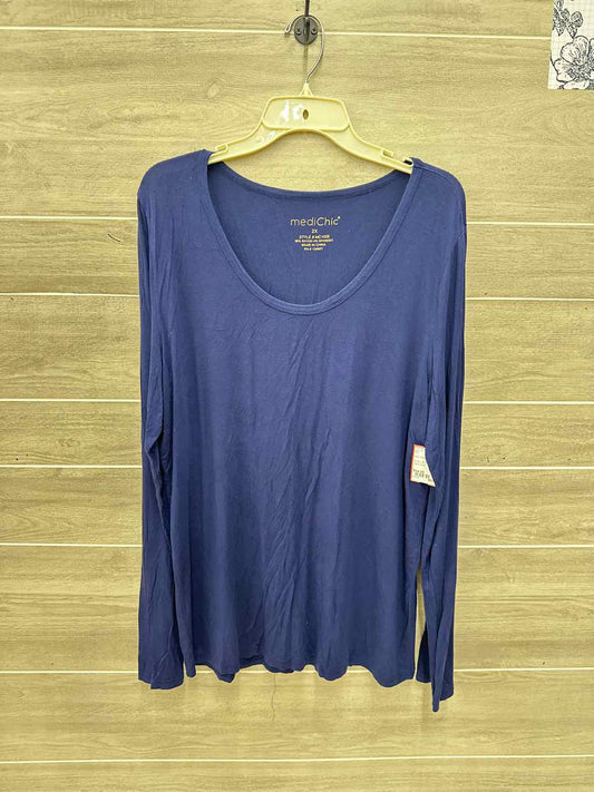 Navy Womens Women Size 2X Shirt