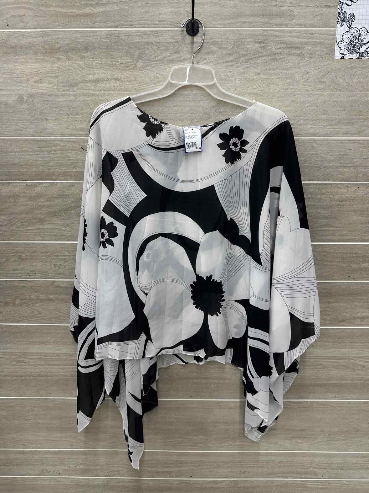 Size 2X/3X White Plus Shirt