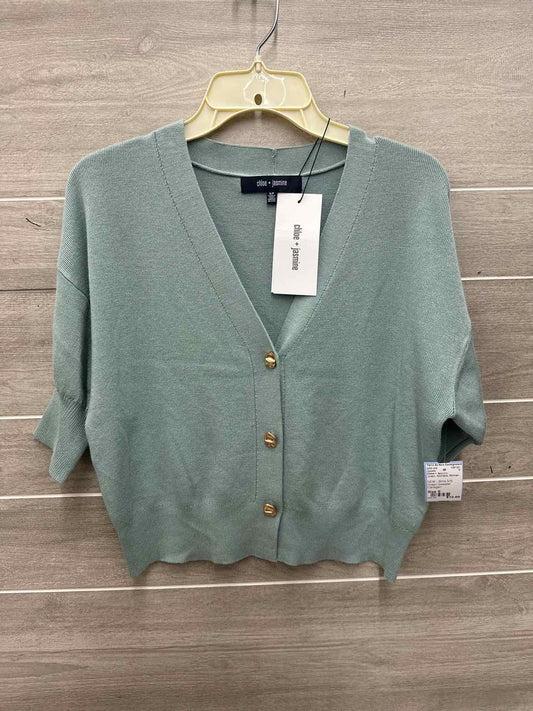 Chloe + Jasmine Size S Green Womens Sweater