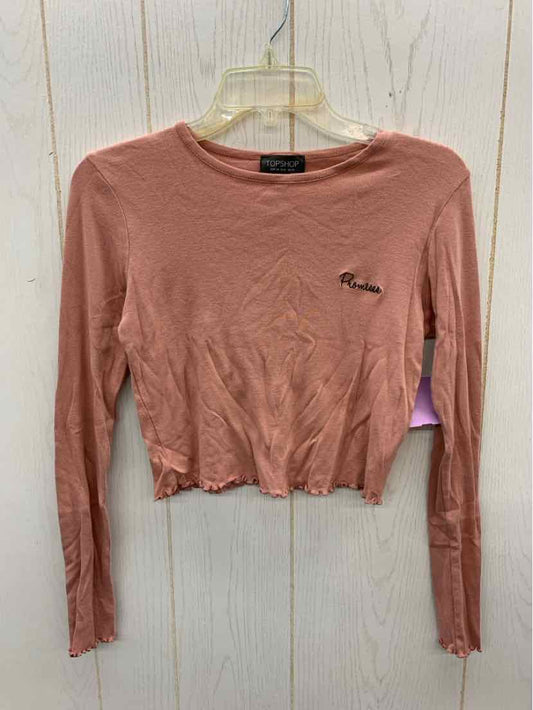 TopShop Pink Junior Size Small Shirt