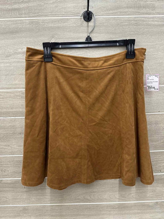 LOFT Brown Womens Size 10 Skirt