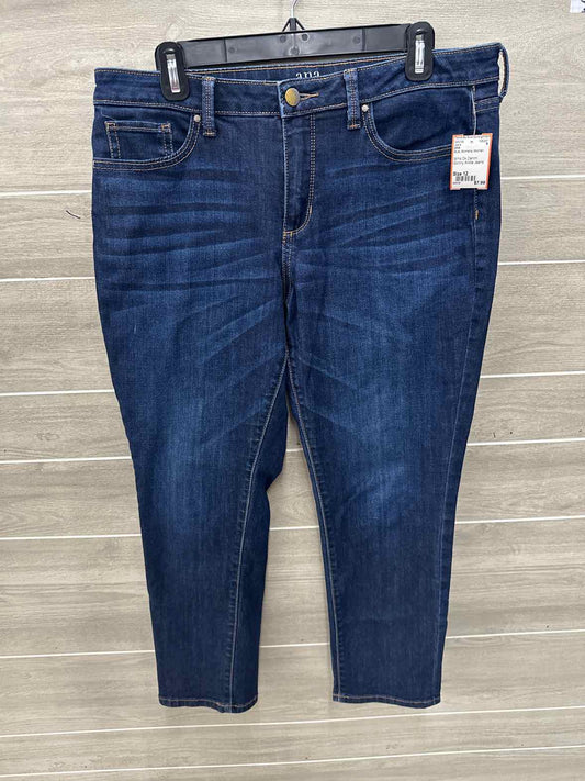 ANA Blue Womens Women Size 12 Jeans