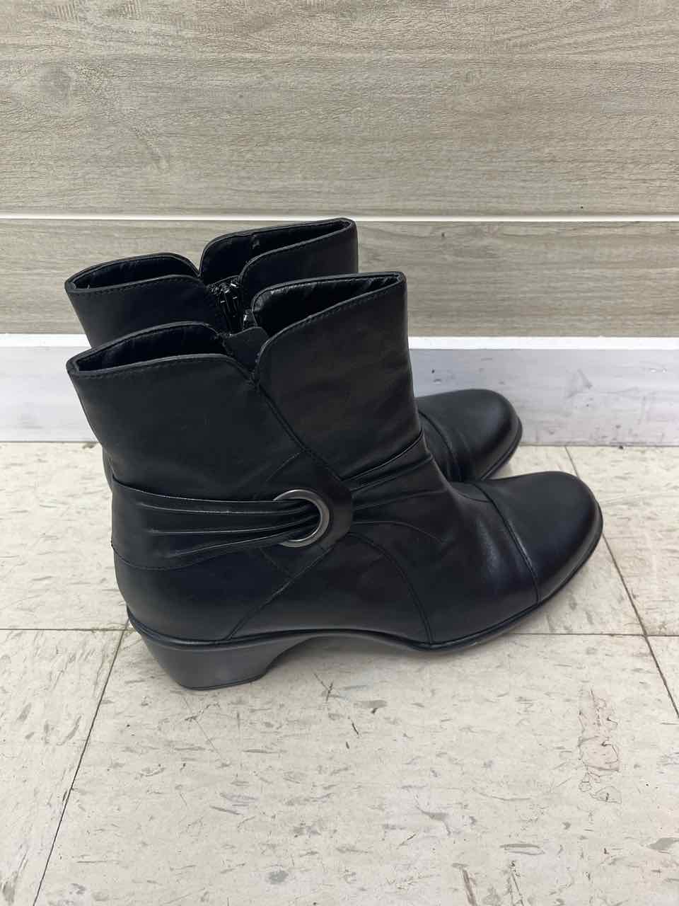 Clarks US Shoe Size 12 N Black Womens Boots