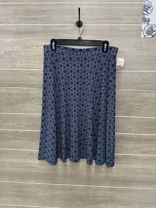 George Blue Womens Women Size 8/10 Skirt
