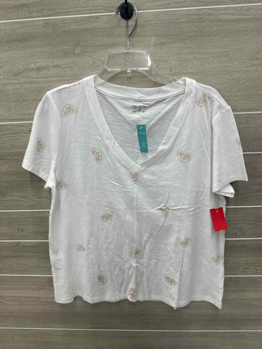 Maurices Size L White Womens Shirt