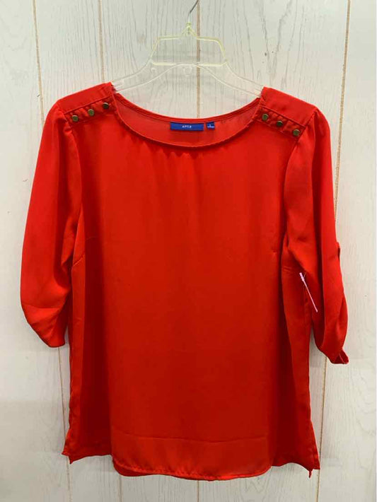 Apt 9 Red Womens Size Small Shirt