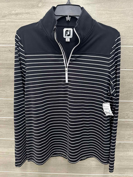Footjoy Size L Black Womens Shirt