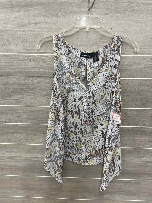 DKNY Size L Gray Womens Tank Top