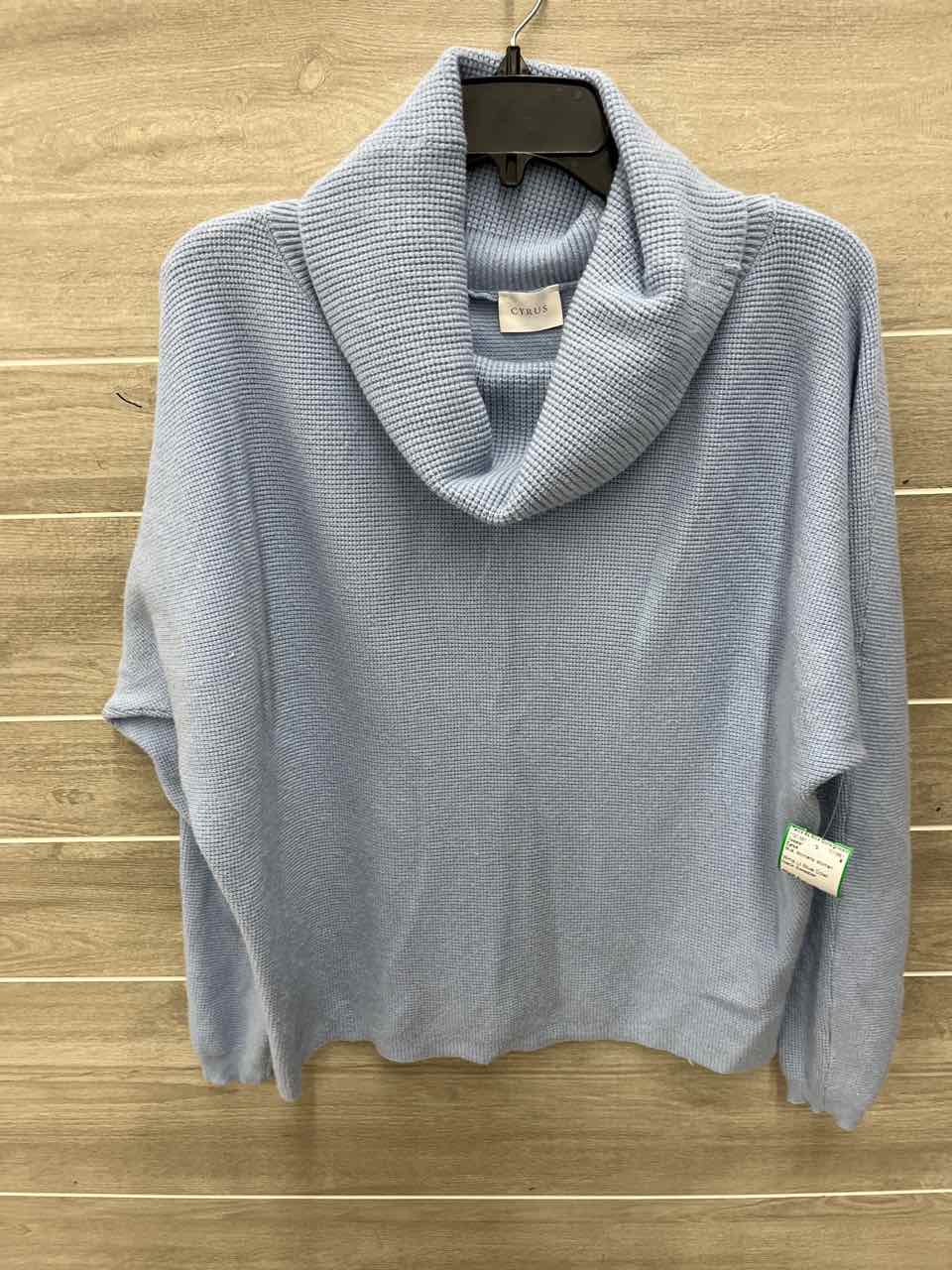 Cyrus Size L Blue Womens Sweater