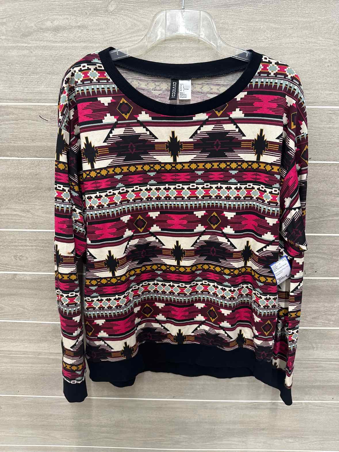 Divided Black Womens Women Size L Sweatshirt