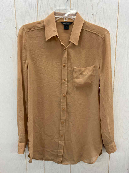 MODA International Tan Womens Size XS Shirt