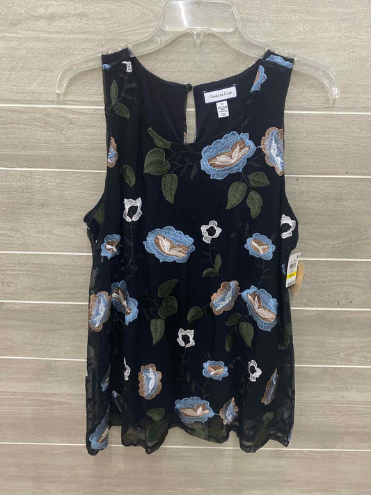 Charter Club Black Womens Size M Tank Top