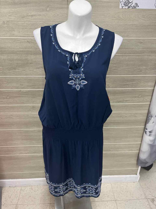 J Jill Size 14 Blue Womens Dress