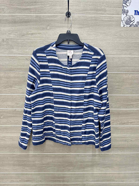 Dressbarn Size 1X Blue Plus Blazer