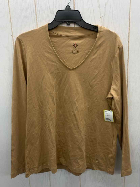 Isaac Mizrahi Tan Womens Size M/L Shirt