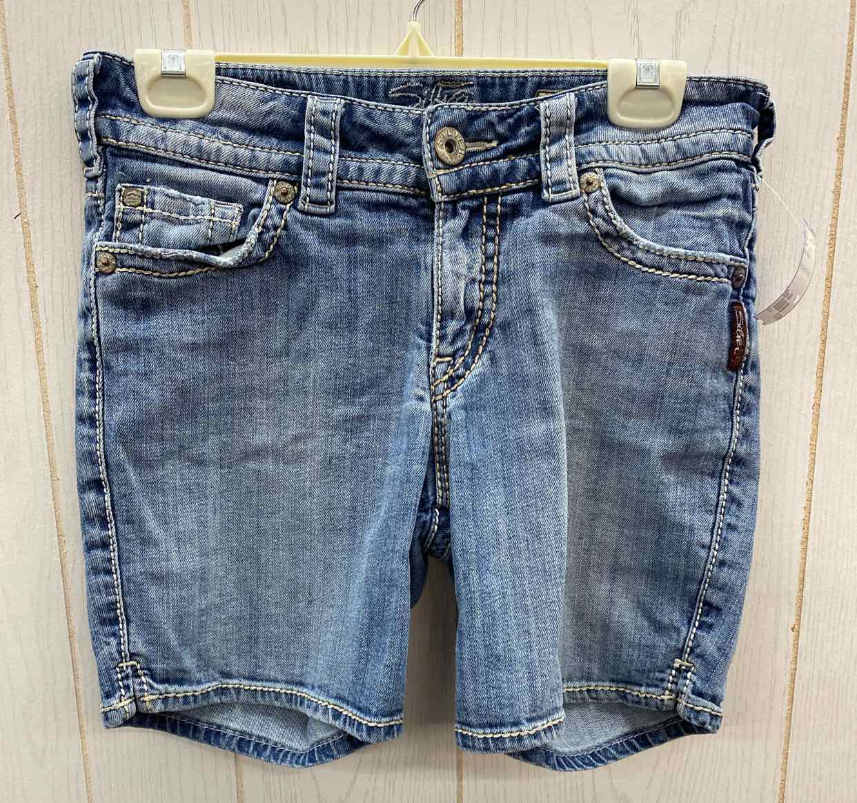 Silver Blue Womens Size 4/6 Shorts