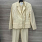 Yellow Womens Size 10 Pant Set