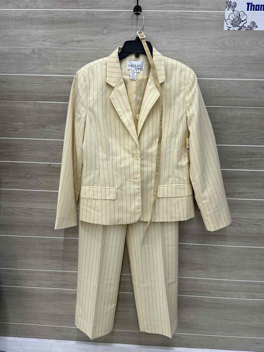 Yellow Womens Size 10 Pant Set