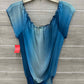 Studio Y Size M Blue Junior Shirt
