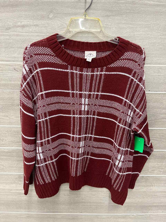 SJB Size M/P Burgundy Womens Sweater