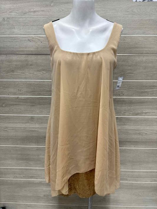 Ali & Jay Size 8/10 Gold Womens Dress