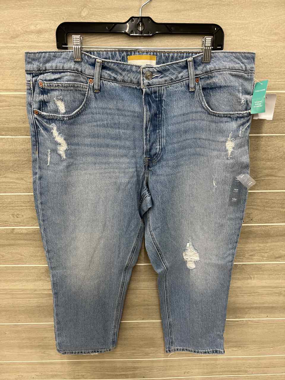 Maurices Blue Womens Women Size 16W Short Jeans