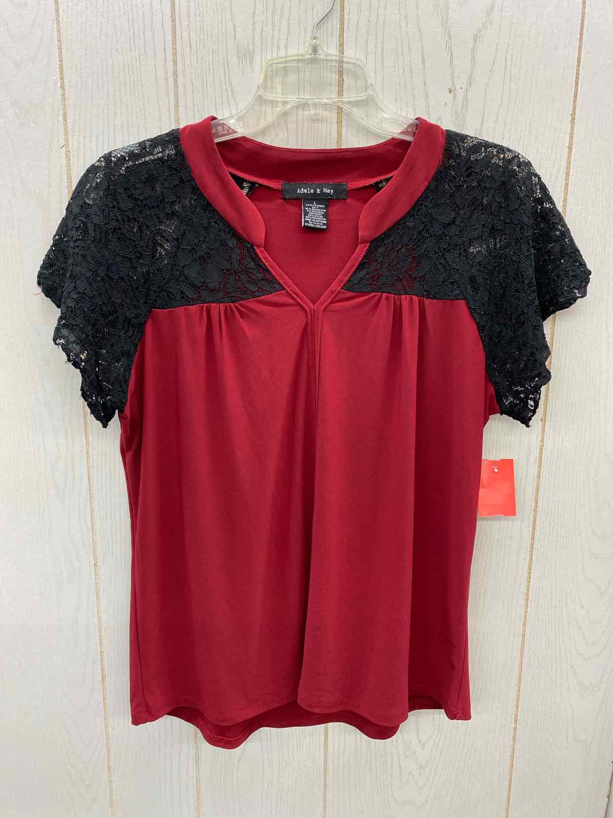 Burgundy Womens Size L Shirt