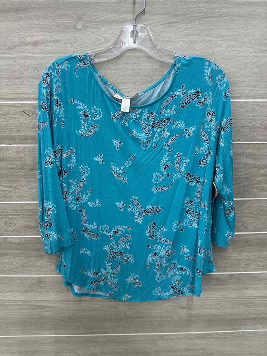 Emaline Blue Womens Women Size L Shirt