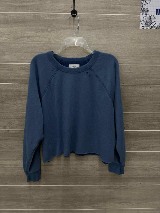 AERIE Blue Womens Women Size L Sweatshirt