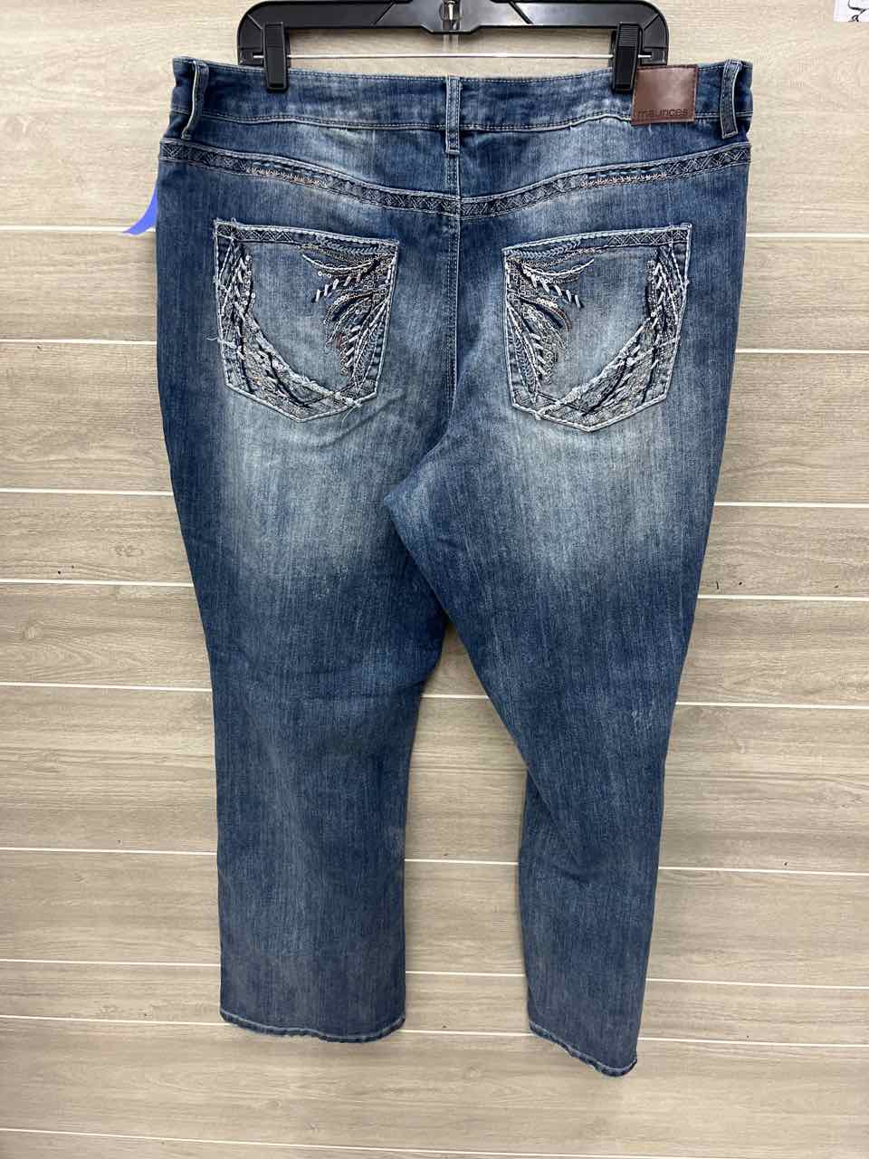 Maurices Size 22W Blue Plus Jeans