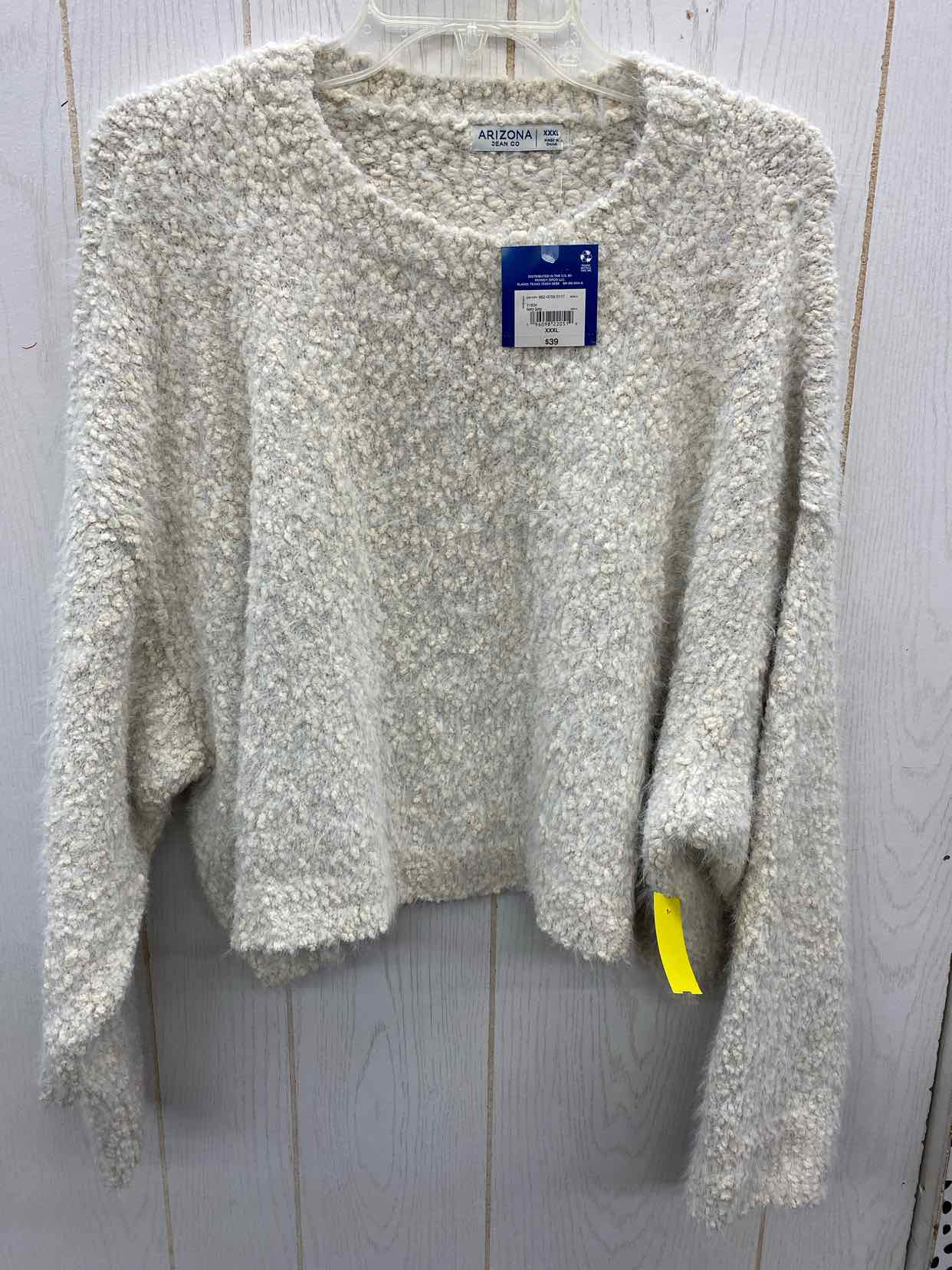 Arizona Beige Womens Size 3X Sweater