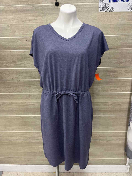32 Degrees Blue Womens Women Size 10/12 Dress