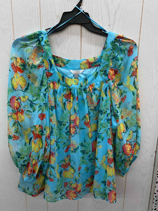 Lauren Conrad Teal Womens Size XXL Shirt