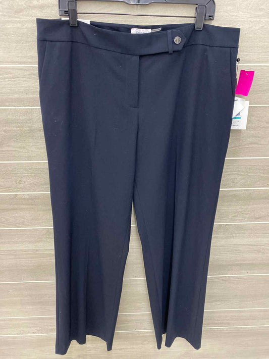 Calvin Klein Navy Womens Size 16 Pants
