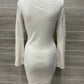 American Eagle Size M Cream Womens Dress