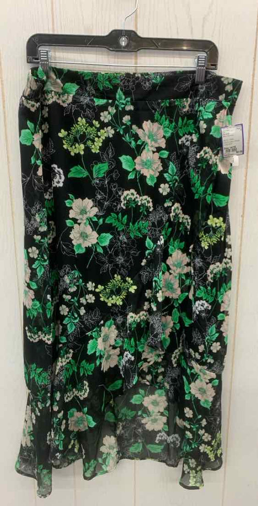 Roz & Ali Black Womens Size 14/16 Skirt