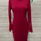 Calvin Klein Size 6 Red Womens Dress