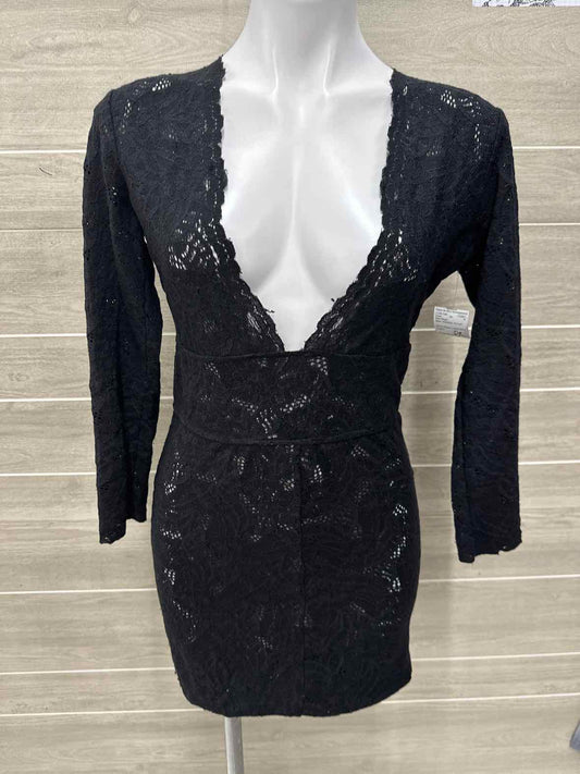 Free People Size S Black Womens Dress