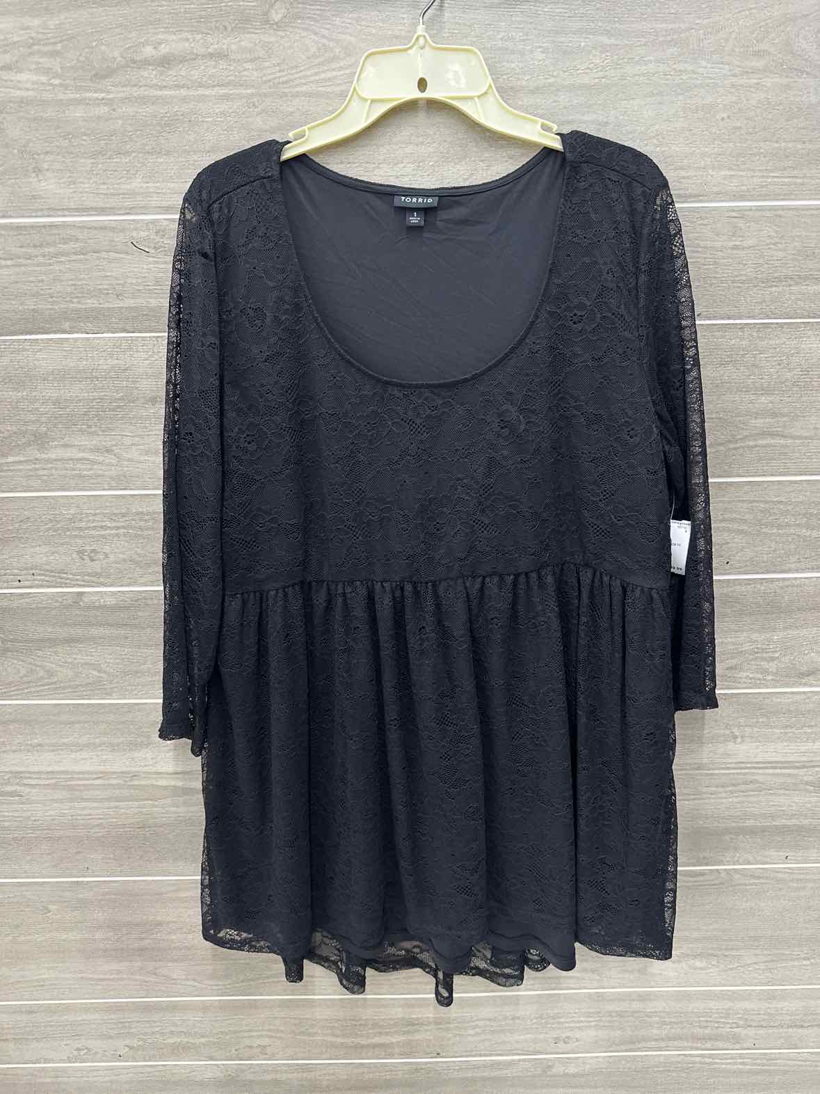 Torrid Black Womens Size 1X Shirt