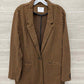 Old Navy Size 12/14 Brown Womens Blazer