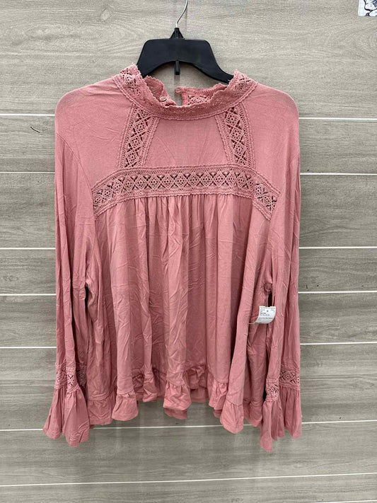 Falls Creek Size 3X Pink Plus Shirt