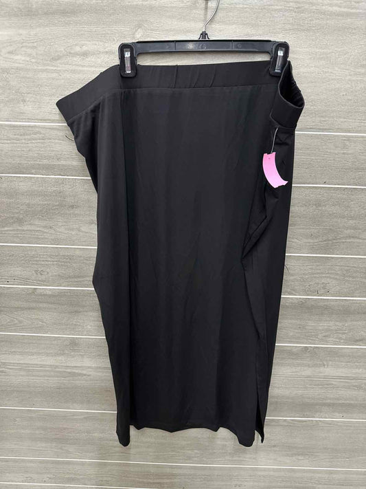 Roamans Size 26/28 Black Plus Skirt