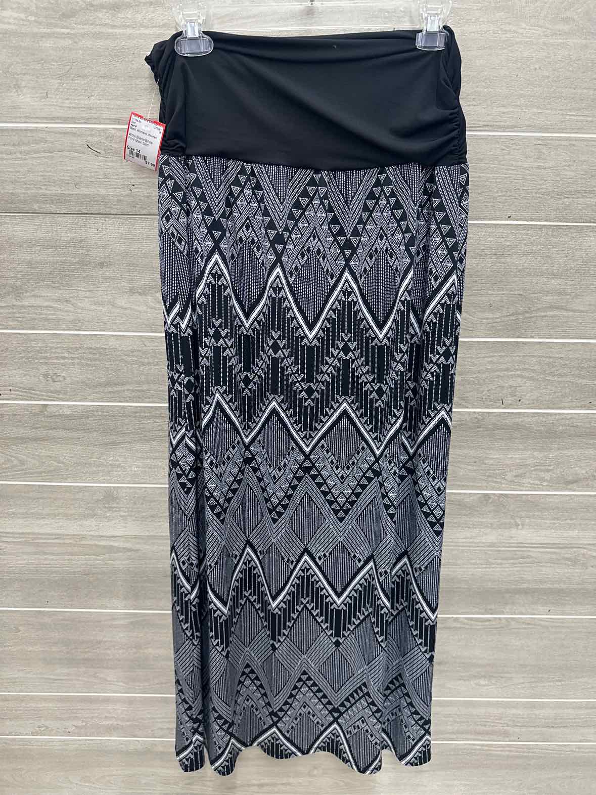 Apt 9 Size 14 Black Womens Skirt
