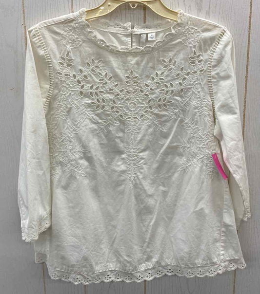 Lauren Conrad White Womens Size M Shirt